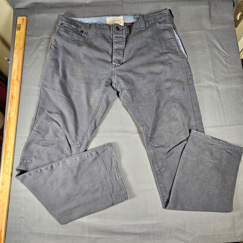 Levi Strauss & Co. 511 Two Horse Brand Skinny Jeans Pants Men's 36x32‎ Gray